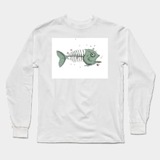 The Fish Skeleton Long Sleeve T-Shirt